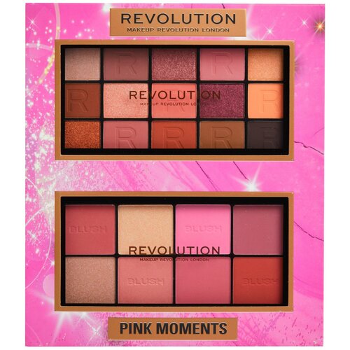 Makeup Revolution set za šminkanje, pink moments, 2 proizvoda Slike