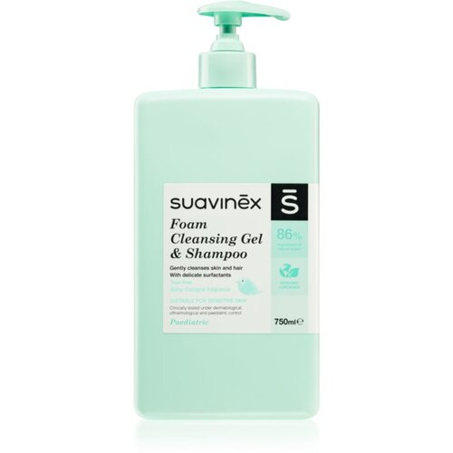 Suavinex Foam Cleansing Gel & Shampoo pjenasti šampon za djecu od rođenja Baby Cologne 750 ml Cijene