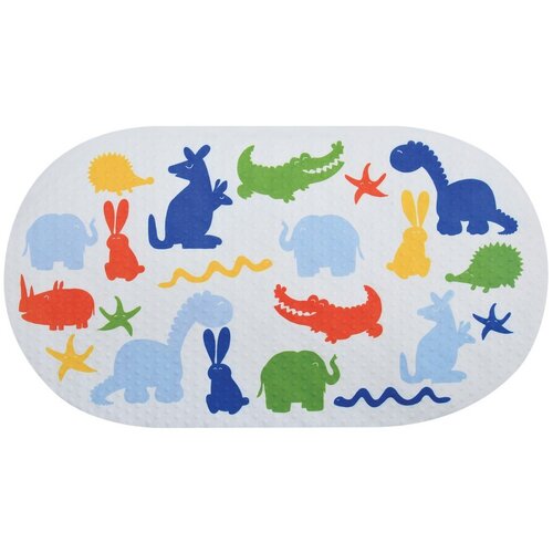 Msv Dječja protuklizna podloga za kadu 39x69 cm Zoo – Cijene