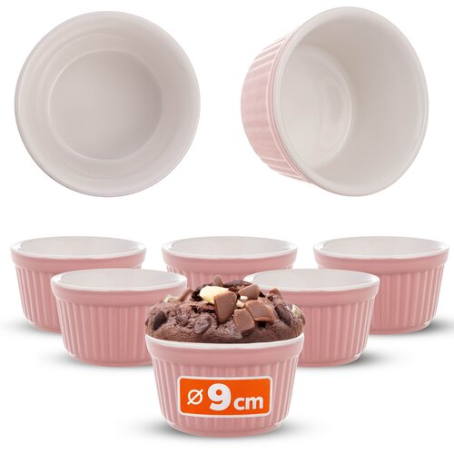 KADAX pekovski modelčki, modelčki za peko, posodice za pečico 9 cm, 150 ml, 6 kosov, (5000354210) Cene