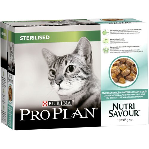 Pro Plan Purina Nutrisavour Delicate 6 x 85 g - Oceanska riba Cene