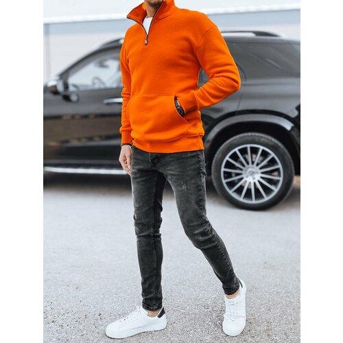 DStreet Men's hooded sweatshirt, orange Slike