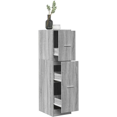 vidaXL Ormarić za lijekove boja hrasta 30x41x118 cm konstruirano drvo Cijene