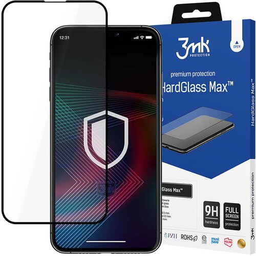 3mk HARDGLASS MAX KALJENO STEKLO ZA APPLE IPHONE 14, ZA&amp;Scaron;ČITA ZA EKRAN, (21978308) Slike