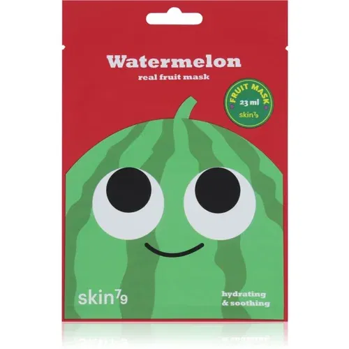 Skin79 Real Fruit Watermelon maska iz platna s pomirjajočim učinkom 23 ml