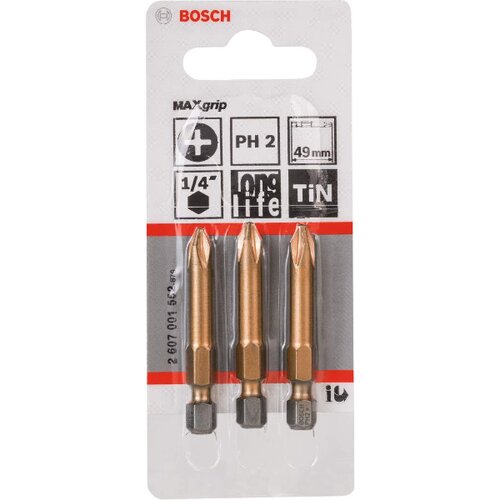 Bosch max grip bit PH 2 dužina 49mm 3/1 Slike