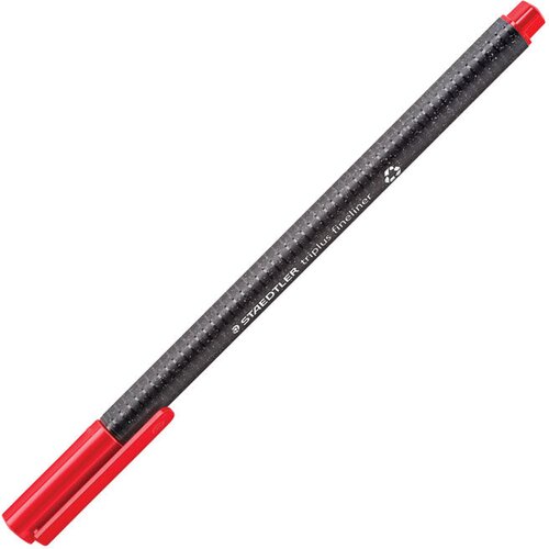  FINELINER 0,3MM RECIKLIRANI TRIPLUS STAEDTLER 334 R-2 CRVENI Cene