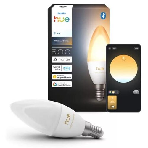  LED prigu&scaron;iva sijalica Philips Hue White Ambiance B39 E14/3,7W/230V 1000-20000K Cene