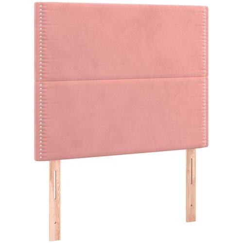 Box spring krevet s madracem ružičasti 90x200 cm bar&amp;scaron;unasti Slike