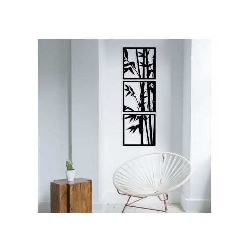 Wallity Zidna dekoracija Tuyunju, 36x110cm, Crna Cijene