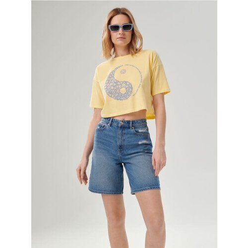Sinsay Crop top s printom Cijene