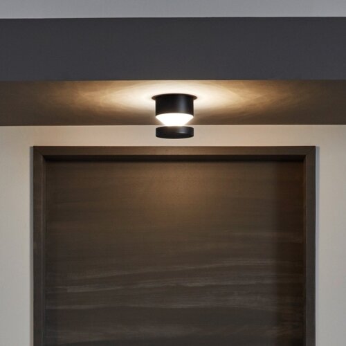 Eglo melzo vanjska zidna/stropna/1, led, 11w, 950lm, aluminij/crna Slike