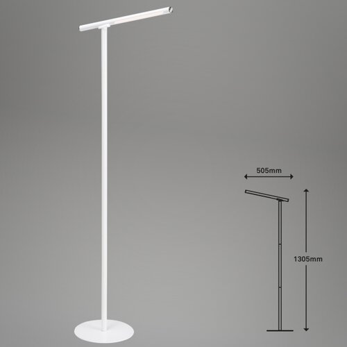 BRILONER 1384-016 - led prigu&amp;scaron;iva dodirna podna lampa 2u1 LED/2,3W/5V Slike