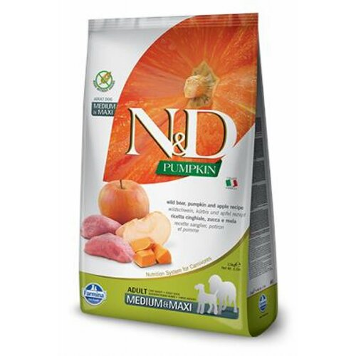 Farmina n&d pumpkin hrana za pse boar&apple medium&maxi 12kg Cene