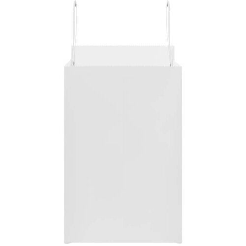  Papirnate vrećice 50 kom s ručkama bijele 26x17x25 cm Slike