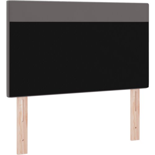  Naslon za glavu Plain Design Sivi 100 cm Umjetna koža Slike
