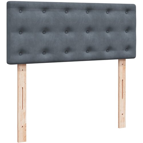 Box spring krevet s madracem tamnosivi 120 x 200 cm bar&amp;scaron;unasti Slike