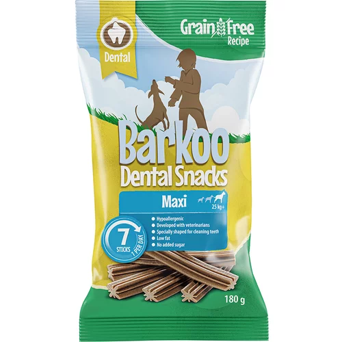Barkoo Dental Snacks 7 komada - BEZ ŽITARICA - Za velike pse 7 komada (180 g)