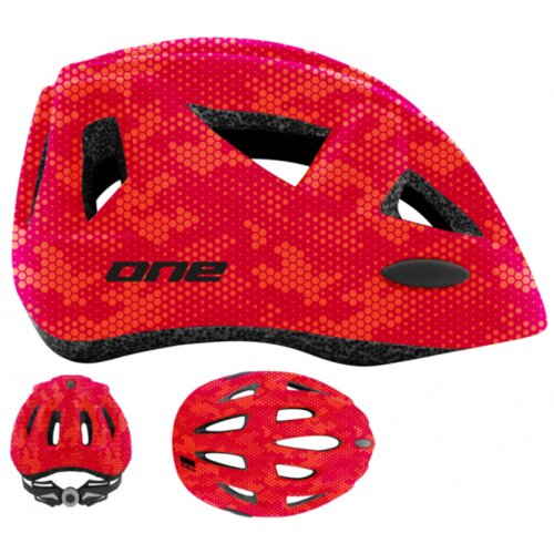  Dječja biciklistička kaciga "One" Racer XS/S (48-52cm) - Crvena Cijene