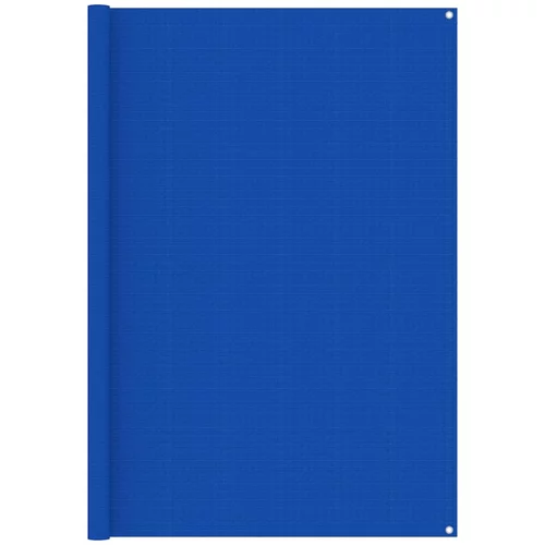 vidaXL Tepih za šator 200 x 400 cm plavi HDPE