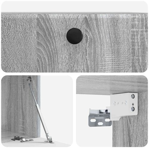  ormar za zid Siva sonoma 59 5 x 41 x 30 cm Konstruirano drvo Slike