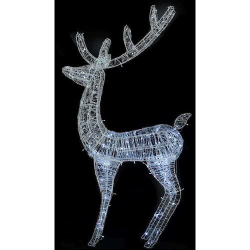 vidaXL XXL akrilni božićni sob 250 LED žarulja 180 cm hladni bijeli Cene