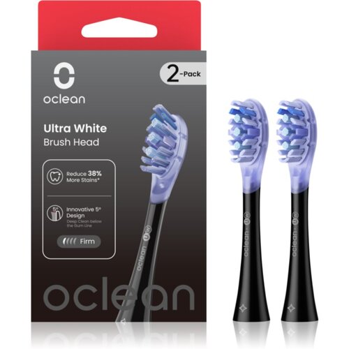 Oclean Ultra White UW02 nadomestne glave Black 2 kos Slike