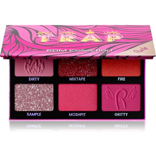 Rude Cosmetics EDM Collection paleta senčil za oči odtenek Trap 6 g Slike