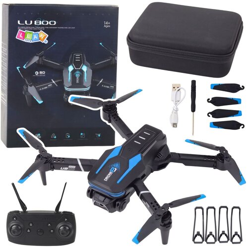  Aku. 3D 360 LED zložljiv dron s HD kamero LU800 Slike