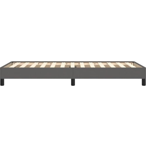  Okvir za krevet sivi 80 x 200 cm od umjetne kože Slike