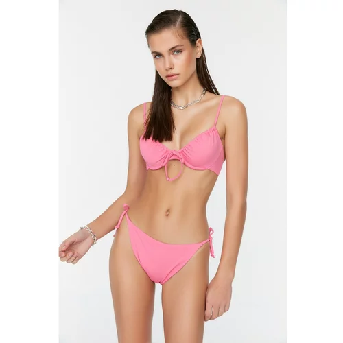Trendyol Pink Lacing Detail Bikini Set