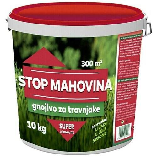 Agro gnojivo za travnjake stop mahovina (10 kg, sadržaj je dovoljan za: 300 m²) Cijene