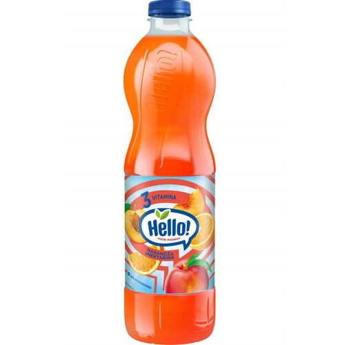 Hello Voćni sok, Narandža i nektarina, 1.5l Slike