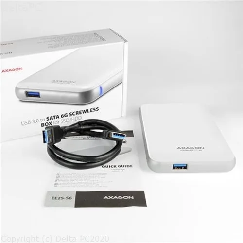 HDD Ladica 2.5 SATA 6G USB 3.0 White EE25-S6