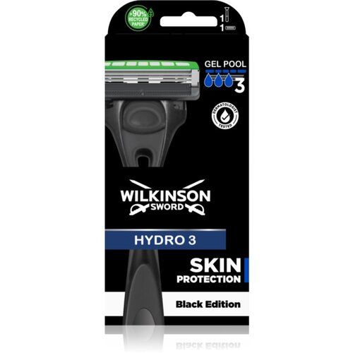 Wilkinson Sword Hydro3 Skin Protection Black Edition brijač 1 kom Cijene