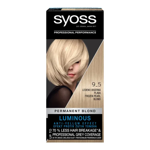 Syoss trajna boja za kosu - Permanent Coloration - 9_5 Frozen Pearl Blond