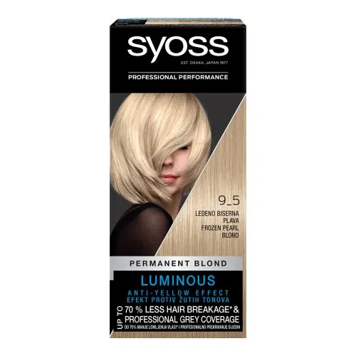 Syoss trajna boja za kosu - Permanent Coloration - 9_5 Frozen Pearl Blond
