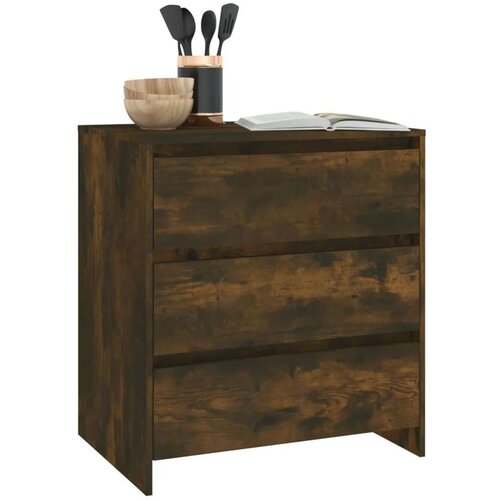 VidaXL Komoda boja dimljenog hrasta 70 x 41 x 75 cm od iverice Slike