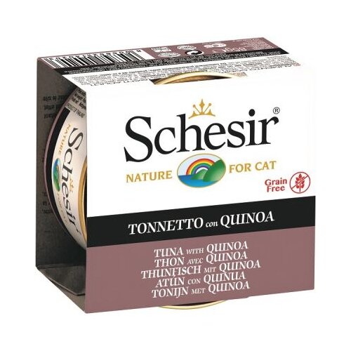 Schesir vlažna hrana za mačke sa ukusom tunjevine i kinoe 85g Slike