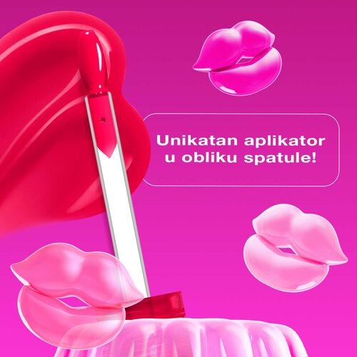 NYX Professional Makeup Jelly Job svjetlucavo sjajilo za usne s plumping efektom nijansa Cherry Jelly 7.5 ml Slike