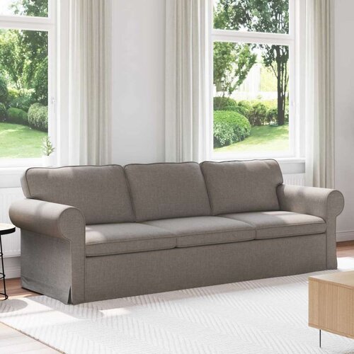 SOFA Sivo-smeđa 215 x 82 x 80 cm Metal Cene