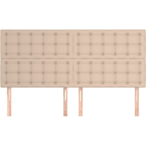  Uzglavlje Cappuccino 180x5x118/128 cm Imitacija kože Slike