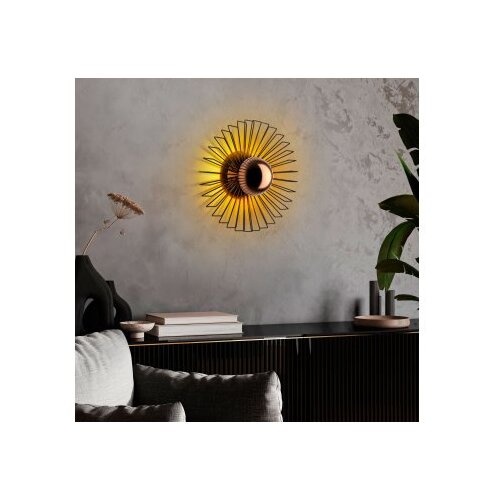 Opviq vall lamp zidna crna lampa kaya 15230 m Slike