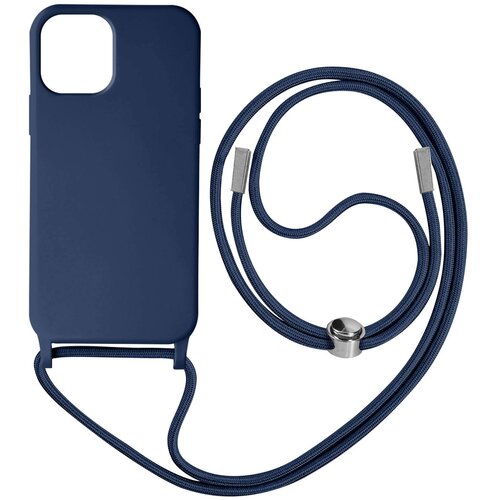 AVIZAR iPhone 12 in 12 Pro Semi-rigid Cord Case z mehko notranjostjo, ovratnikom - modra, (20632201) Slike
