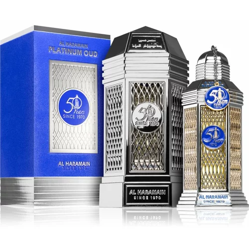 Al Haramain Platinum Oud 50 years parfemska voda uniseks 100 ml