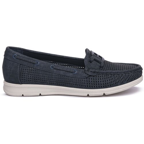 Laura Biagiotti Mokasini CALF NAVY Modra Slike