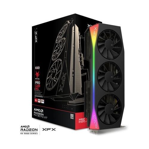 XFX Graphics card. Mercury RX 9070XT OC RGB 16 Slike