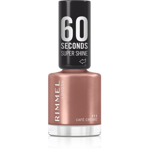 Rimmel London 60 Seconds Super Shine lak za nokte nijansa 111 Caf&amp;eacute; Creme 8 ml Slike