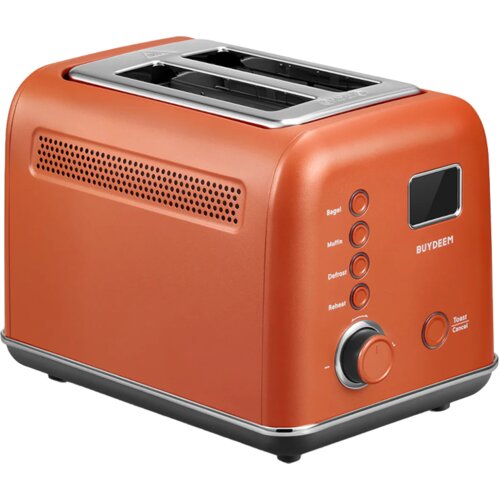 Buydeem 2 Slice Automatic Metal Toaster, model DT730E, color Koi Red, EU Cijene