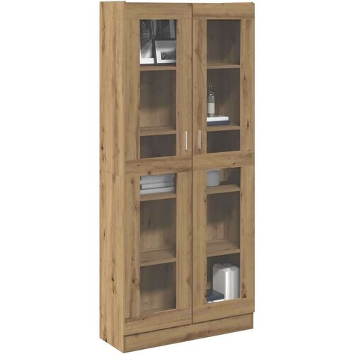 vidaXL Visoka ploča Artisan hrast 82,5x30,5x185 cm izrađeno drvo Cene